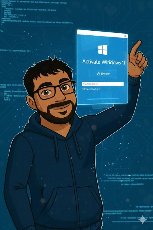 Avatar de BitKey mostrando una activación de Windows
